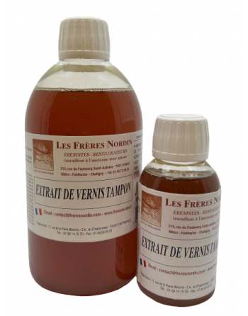 EXTRAIT DE VERNIS AU TAMPON...