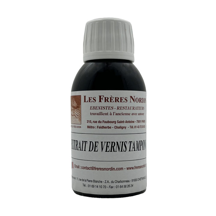 EXTRAIT DE VERNIS AU TAMPON LAQUE NOIRE