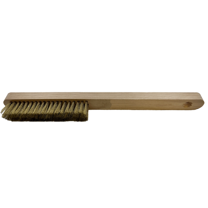 BROSSE MANCHE ACIER LAITONNE FIN 3 RANGS