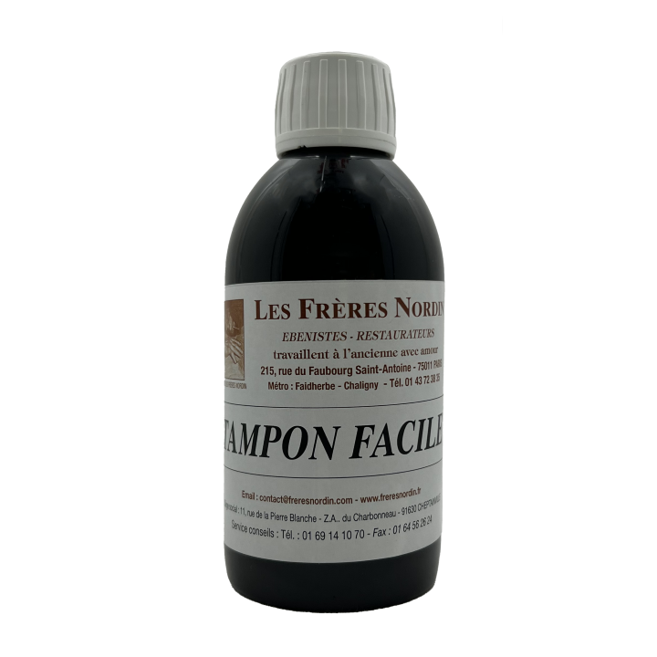TAMPON FACILE LAQUE NOIRE