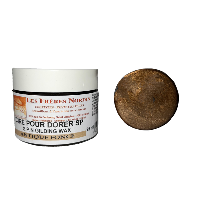 CIRE POUR DORER OR ANTIQUE FONCE