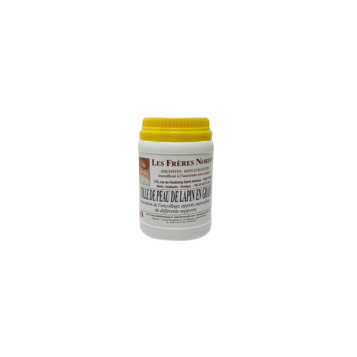 COLLE PEAU DE LAPIN EN GRAIN