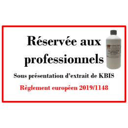 EAU OXYGENEE 130 VOLUME RESERVEE AUX PROFESSIONNELS