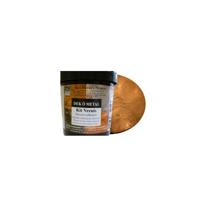 DEK O METAL BRONZE KIT VERNIS