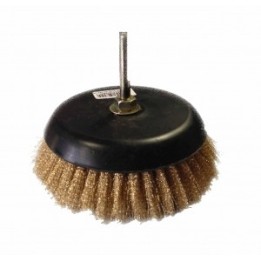 BROSSE  CIRCULAIRE SUR AXE ACIER LAITON