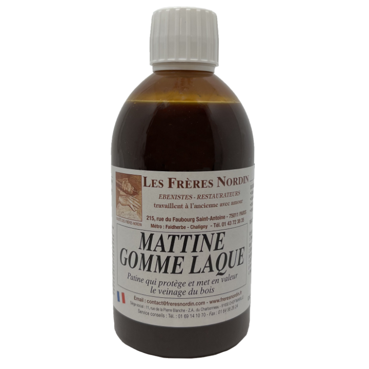 MATTINE GOMME LAQUE NATURELLE