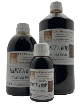 TEINTE A BOIS NOYER DORE