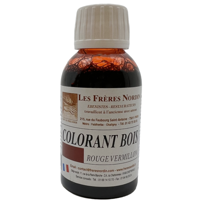 COLORANT BOIS ROUGE VERMILLON